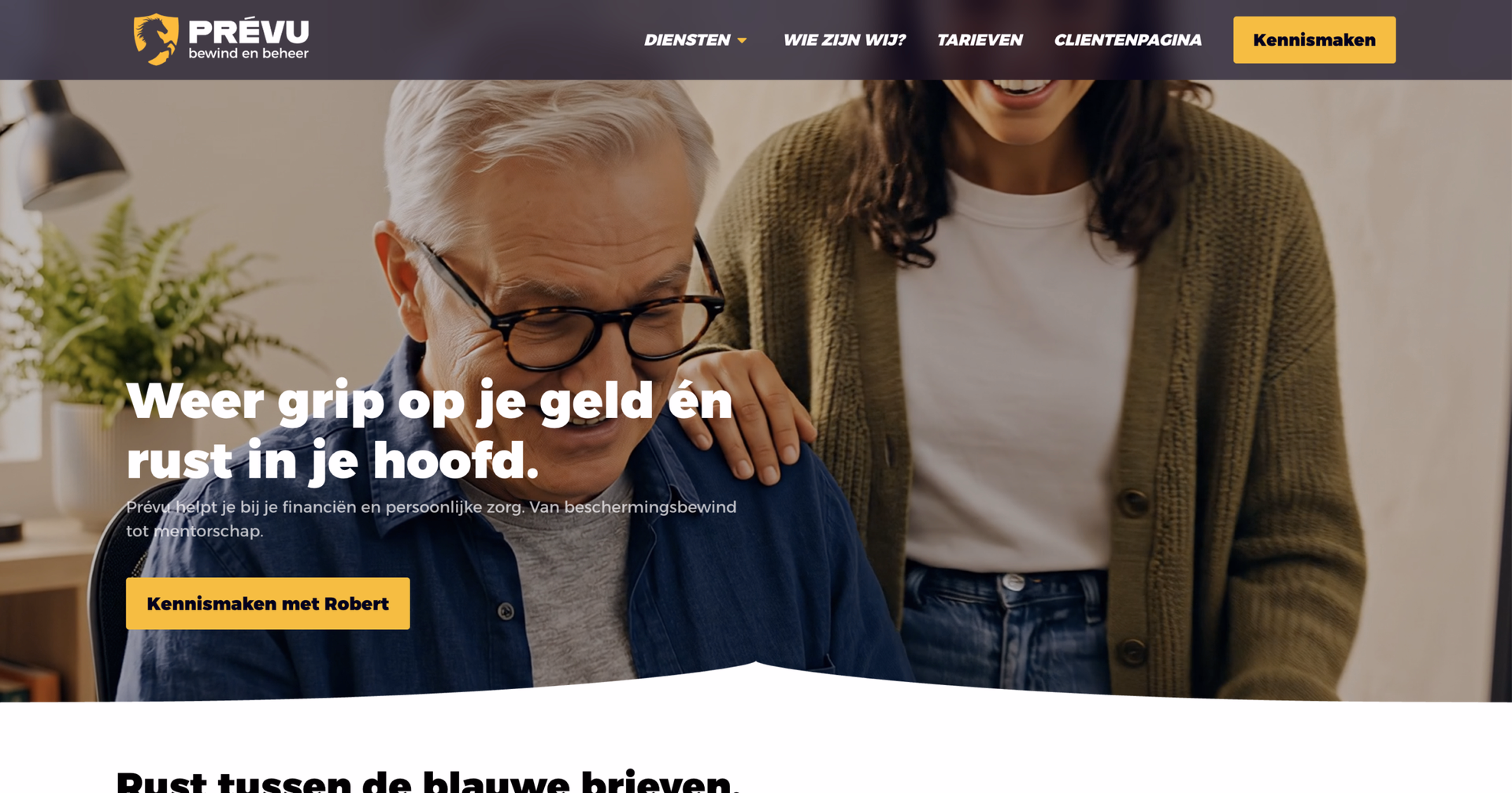 Prévu bewind en beheer website