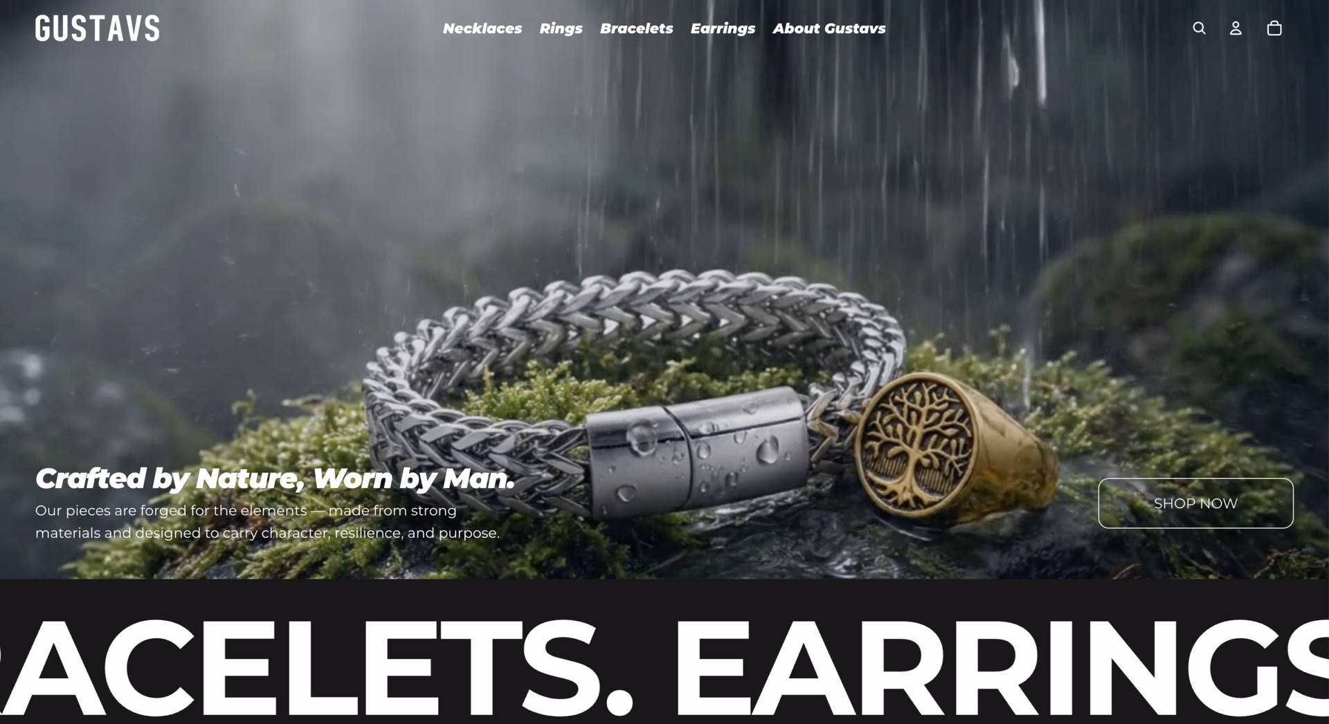 De digitale merkwereld van Gustavs Jewelry